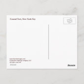 Zentralpark Postkarte (Rückseite)