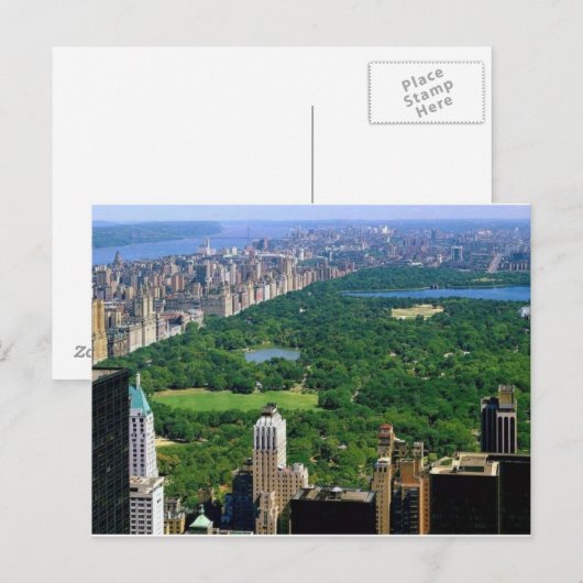 Zentralpark Postkarte (Vorne/Hinten)