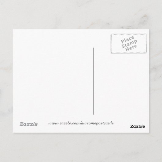 Zentralpark Postkarte (Rückseite)