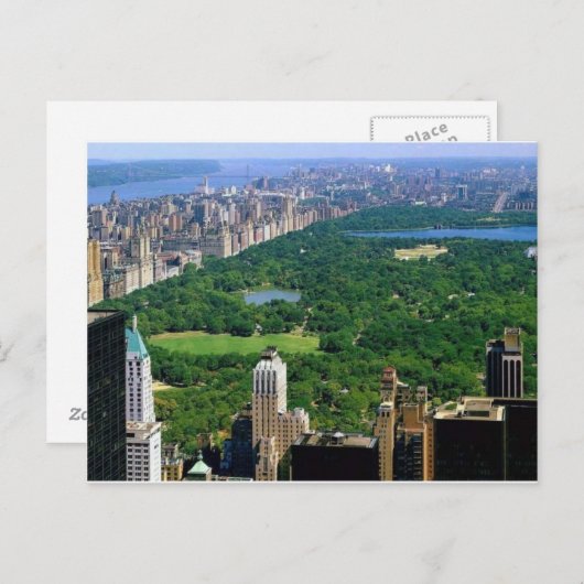 Zentralpark Postkarte (Vorne/Hinten)