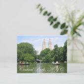 Zentralpark Postkarte (Stehend Vorderseite)