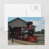 Zentralpazifik, 4-4-0 postkarte (Vorne/Hinten)