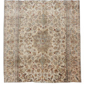 Zentralpersien Blauer Tan  Duschvorhang (Vorderseite)