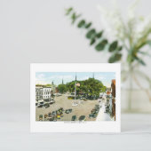 Zentralplatz, Keene, New Hampshire Postkarte (Stehend Vorderseite)