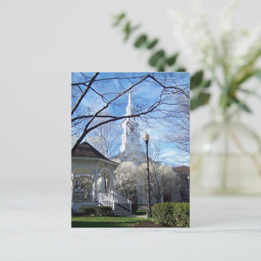 Zentralplatz, Keene, NH 1 Postkarte (Stehend Vorderseite)