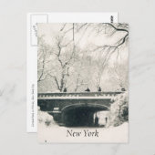 Zentralschneeweiß Postkarte (Vorne/Hinten)