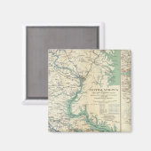 Zentralvirginia 18641865 magnet (Vorderseite/Rückseite)