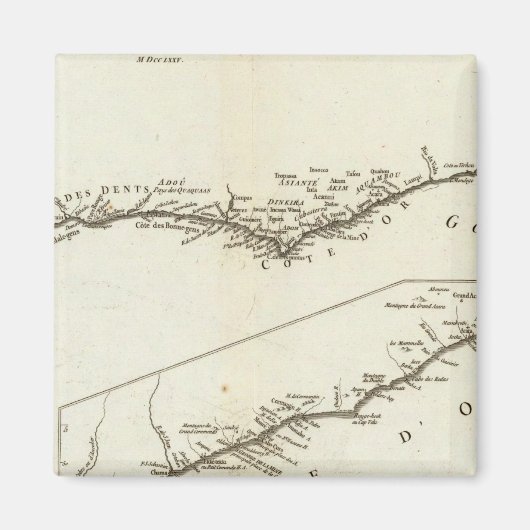 Zentralwestafrika Magnet (Vorne)