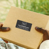 Zentrierlich ausgerichtetes Business-Black Shippin