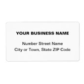 Zentrierorientierter Schlichter Text - Weißer Vers (Vorne)