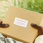 Zentriert ausgerichtet Orange Schlicht Text Busine