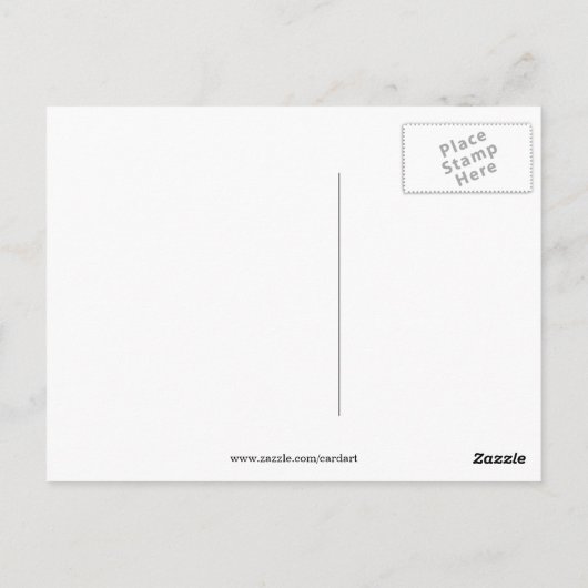 zentriert postkarte (Rückseite)