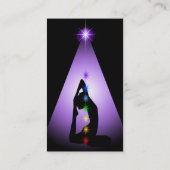 Zentriert Visitenkarte (Rückseite)