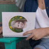 zentrierter Kreis und Skript Notizblock