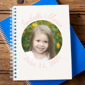 zentrierter Kreis und Skript Notizblock