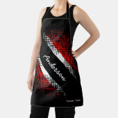 Zentrierter Name des Patterns Trinidad und Tobago Schürze (InSitu)