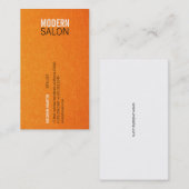 zentrierter Typ / Textil-Gradient Visitenkarte (Vorne/Hinten)