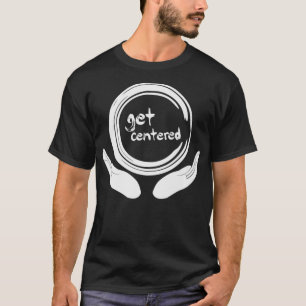 Zentrierter Vintager Clay Pottery Wheel Hobby T-Shirt