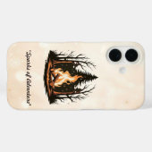 "Zentriertes Campfeuerdesign" Case-Mate iPhone Hülle (Rückseite (Horizontal))