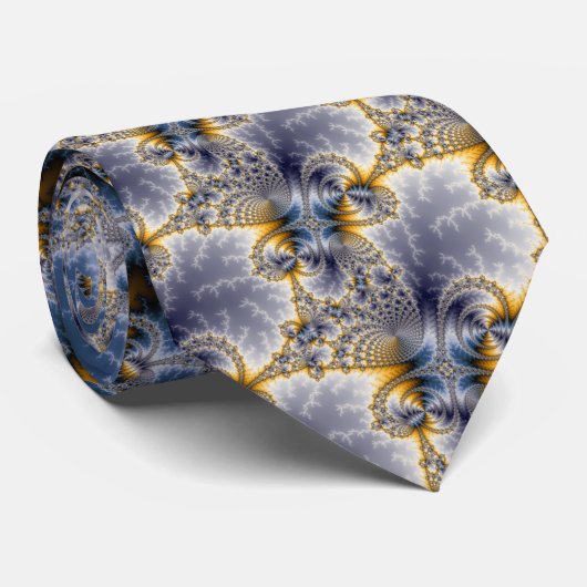 Zentrifraktality - Fractal Art Krawatte (Gerollt)