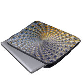 Zentrifraktality - Fractal Art Laptopschutzhülle (Vorne Knopf)