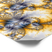 Zentrifraktality - Fractal Art Poster (Ecke)