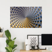Zentrifraktality - Fractal Art Poster (Heimbüro)