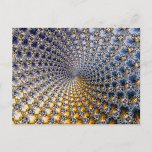 Zentrifraktality - Fractal Art Postkarte (Vorderseite)