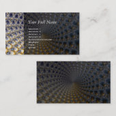 Zentrifraktality - Fractal Art Visitenkarte (Vorne/Hinten)