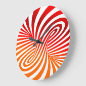 ZentrifugalIllusion Akryluhr Große Wanduhr (Winkel)