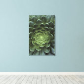 Zentrum der Kaktus Leinwanddruck (Insitu (Holzboden))