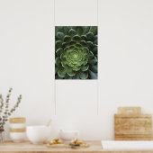 Zentrum der Kaktus Poster (Küche)