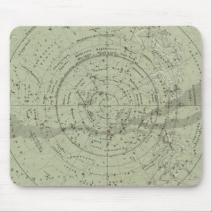 Zentrum der Karte des südlichen Luftraums Mousepad