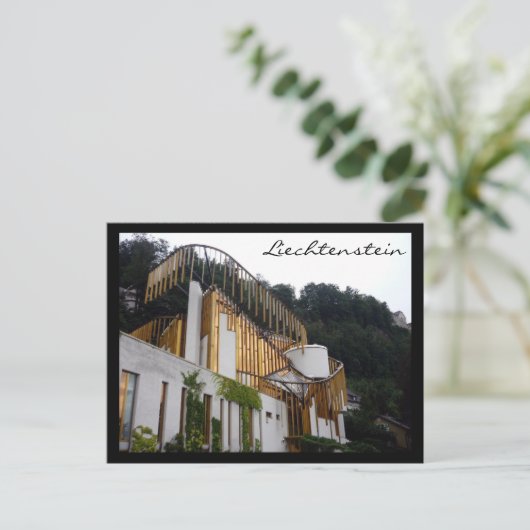 Zentrum der liechtensteinischen Künste Postkarte (Stehend Vorderseite)