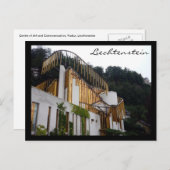 Zentrum der liechtensteinischen Künste Postkarte (Vorne/Hinten)