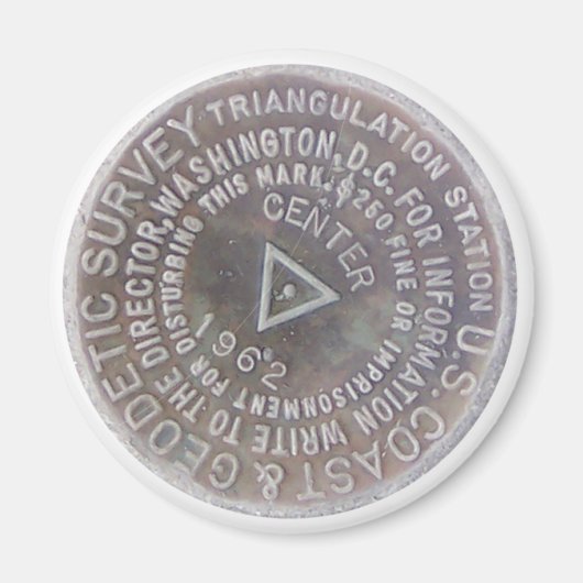 Zentrum der Nation Magnet (Vorne)