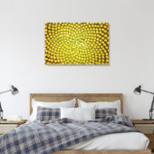 Zentrum der Riesenblume (Helianthus annuus) Leinwanddruck (Insitu (Schlafzimmer))