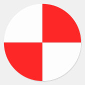 Zentrum des Gravity Sticker (Vorderseite)