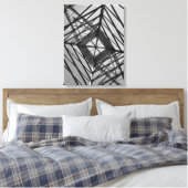 Zentrum des Metallturms Leinwanddruck (Insitu (Schlafzimmer))