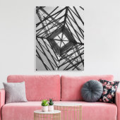 Zentrum des Metallturms Leinwanddruck (Insitu (Wohnzimmer))