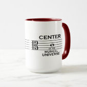 Zentrum des Musikalischen Universums Alto Clef 15o Tasse (VorderseiteRechts)
