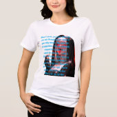 Zentrum des Powers - Kommandant der weiblichen Ene Tri-Blend Shirt (Vorderseite)