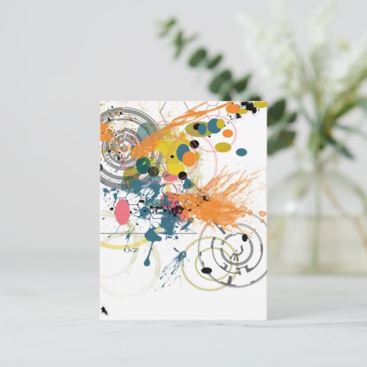 Zentrum Drei - Postkarte (Stehend Vorderseite)