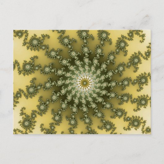 Zentrum - Fraktal Postkarte (Vorderseite)