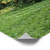 Zentrum Frühe Sommergärten Poster (Ecke)