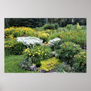 Zentrum Frühsommerliche Gärten, Naher Poster