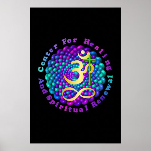 Zentrum für Heilung und spirituelle Erneuerung Poster (Vorne)