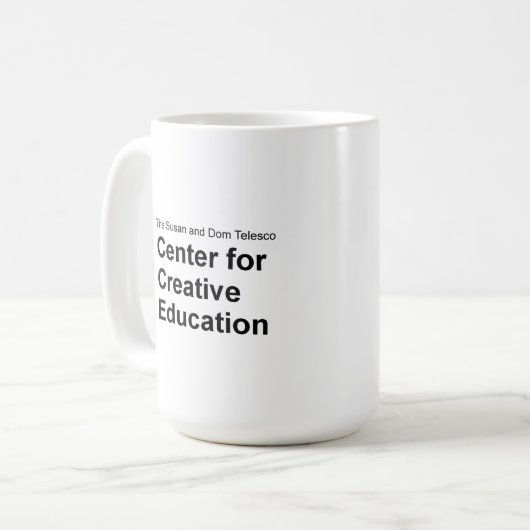 Zentrum für kreative Bildung Kaffeetasse (Vorderseite Links)