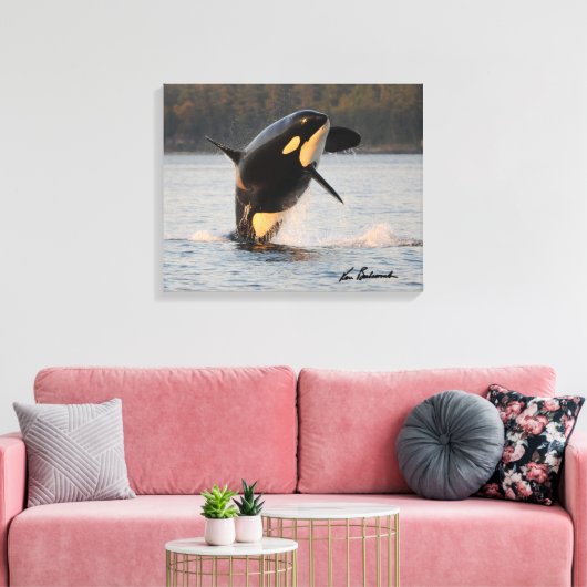 Zentrum für Whaleforschung - Canvas Print Leinwanddruck (Insitu (Wohnzimmer))