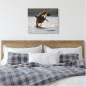 Zentrum für Whaleforschung - Canvas Print Leinwanddruck (Insitu (Schlafzimmer))